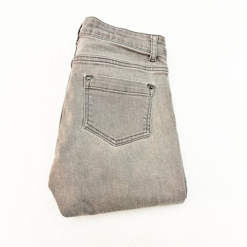 Reiss Smith Gray Skinny Leg Denim Jeans Zip Fly Size 2